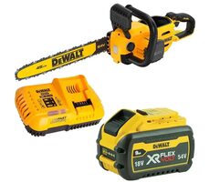 DeWalt DCMCS574X1 / Aku reťazová píla / 54V XR Flexvolt / Dĺžka lišty 45 cm / 1x 9.0 Ah