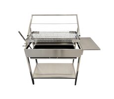 UG Grill Nerezový gril s otočným klietkovým roštom