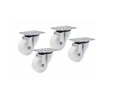 White Fire Sada 4 koliesok pre ohnisko BRASERO