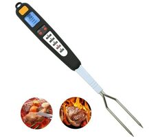 UG Grill Vidlička na mäso s digitálnym teplomerom 