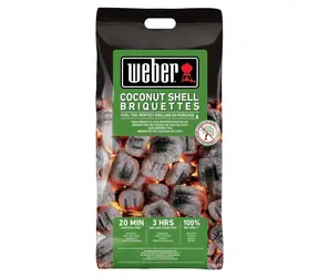 Weber 18401 / Grilovacie brikety z kokosových škrupín 4 kg