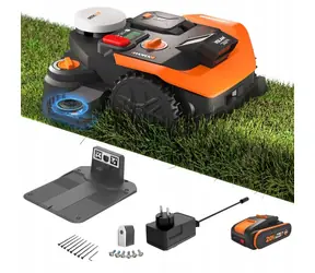 WORX WR365E Landroid Vision Cloud / Robotická kosačka / záber 18 cm / až 650m2 / výška kosenia 30 - 60 mm