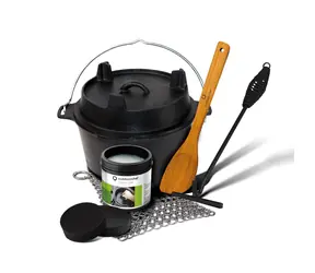 Outdoorchef Liatinový hrniec s príslušenstvom Dutch Oven No.06/5,7L
