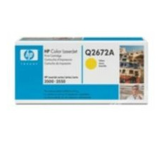 HP Q2672A originálny toner / CLJ 3500, 3550 / 4.000 strán / Žltý