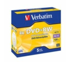 Verbatim 5ks DVD+RW 4.7GB 4x / JewelCase