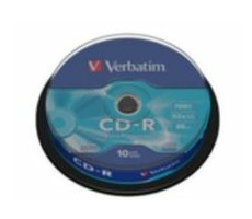 Verbatim CD-R 80 52x EXTRA spindl 10pck/BAL