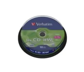 Verbatim 10ks CD-RW 700MB 8-12x High Speed/Spindl
