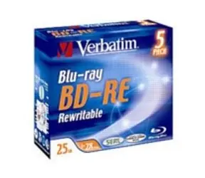 Verbatim 5ks Blu-Ray BD-RE 25 GB 2× / JewelCase