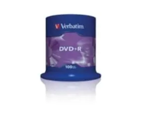 Verbatim 100ks DVD+R 4.7GB 16x / Spindl