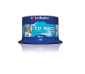 Verbatim CD-R 80 52x PRINT. NO ID spindl 50pck/BAL