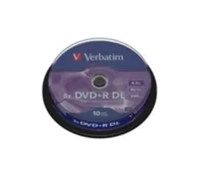 Verbatim 10ks DVD+R DL 8.5GB 8x / Spindl