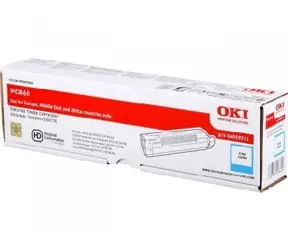 OKI originálny toner pre MC860 modrá / 10.000 strán