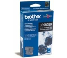 Brother LC-980BK originálny cartridge / DCP-145C, DCP-165C / 300 strán / Čierna