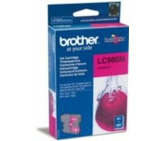 Brother LC-980M originálny cartridge / DCP-145C, DCP-165C / 260 strán / Červená