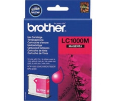 Brother LC-1000M originálny cartridge / DCP-130C, DCP-330C / 400 strán / Červená