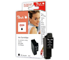 Peach BCI-24bk alternatívny cartridge/ 9 ml / čierna
