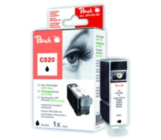 Peach PGI-520 alternatívny cartridge / 19 ml / čierna