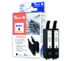 Peach T0611 alternatívny cartridge / 2x8ml / Čierna