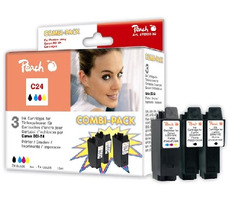 Peach BCI-24 alternatívny cartridge / 2x9, 1x15 ml / CombiPack
