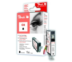 Peach C8 (CLI-8) alternatívny cartridge bez chipu / 13 ml / čierna