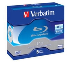 Verbatim BD-R BLU-RAY 25 GB / 25 GB / 6x / Jewel