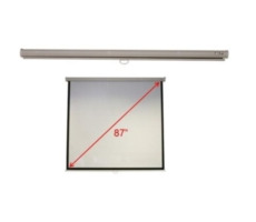 Acer M87-S01MW Manuálne nástenné plátno / 87&quot; / 1:1 / 174 x 174 / biela konštrukcia / dopredaj
