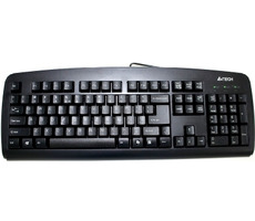 A4tech KB-720 / tenká klávesnica / USB / CZ/US / čierna