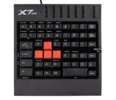 A4Tech G100 / profesionálna herná klávesnica / USB / CZ / Čierna