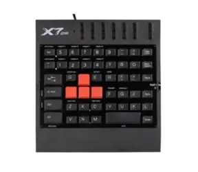 A4Tech G100 / profesionálna herná klávesnica / USB / CZ / Čierna
