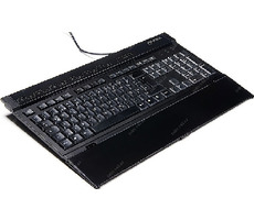 Revoltec Multimedia Keyboard K102 Touch / CZ / USB / Čierna