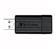 Verbatim Store &#39;n&#39; Go PinStripe 8GB čierna / Flash Disk / USB 2.0 / čítanie: 10MBs / zápis: 4MBs