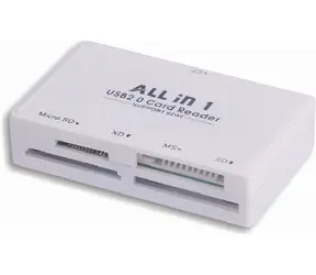 Čítačka kariet PremiumCord / externá / SDHC / USB 2.0 / Modrá