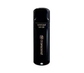 Transcend JetFlash 700 64GB čierna / Flash Disk / USB 3.2 Gen 1 - (USB-A 3.0)