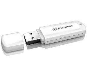 Transcend JetFlash 370 64GB biela / Flash Disk / USB 2.0
