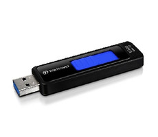 Transcend JetFlash 760 64GB čierno-modrá / Flash Disk / USB 3.2 Gen 1 - (USB-A 3.0)