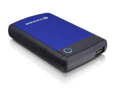 Transcend StoreJet 25H3 2TB externý HDD / 5400ot. / 2.5&quot; / USB 3.0 / nárazuvzdorný / modrá