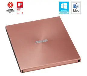 Asus SDRW-08U5S-U ružová / DVD±RW ext. napaľovačka / slim / USB 2.0