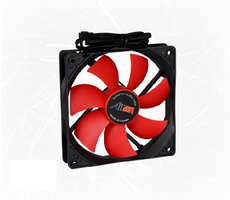 AIREN FAN RedWings120 TC ventilátor / tepelná regulácia otáčok / 120 x 120 x 25mm / 16.9dB / červená