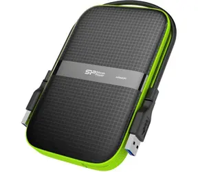 Silicon Power Armor A60 1TB čierno-zelená / 2.5" / USB 3.2