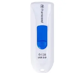 Transcend JetFlash 790 64GB bielo-modrá / Flash disk / USB 3.2 Gen 1 - (USB-A 3.0)
