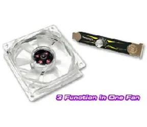 THERMALTAKE A2017 SMART LED FAN Blue / Vetráčik 90x90x25mm / 4000RPM