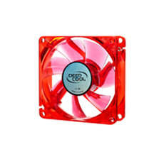 DEEPCOOL XFAN 80U R/R CASE FAN / chladenie pre CASE / 80x80x25mm / červený