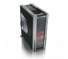THERMALTAKE VI90001W2Z Spedo Advance / BigTower / Bez zdroja / USB 2.0 / priehľadná bočnica / ATX / čierna