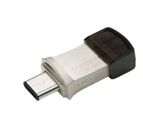 Transcend JetFlash 890S 64GB strieborná / Flash Disk / USB 3.2 Gen 1 - (USB-C 3.0)