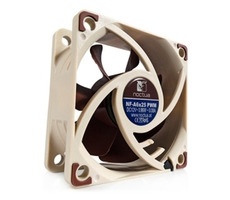 Noctua NF-A6x25 PWM / 60 mm / SSO2 Bearing / 19.3 dB @ 3000 RPM / 29.2 m3h / 4-pin