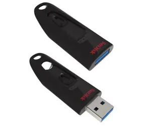 SanDisk Ultra 64 GB čierna / Flash disk / USB3.0 / 80MB/s / čierna