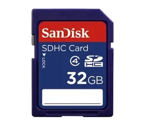 SanDisk SDHC 32GB / Class 4 / čítanie/zápis 4.5/7 MB/s / vhodné pre HD