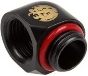 BitsPower 90° Adapter - karbónovo čierny