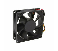 AKASA DFS802512H prídavný ventilátor / 80x80x25 / čierna / OEM