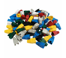 DATACOM Ochrana RJ45 s výrezom 100ks čierna